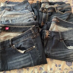 Torrid Blue Denim Jeans bundle 5 pairs 22-24